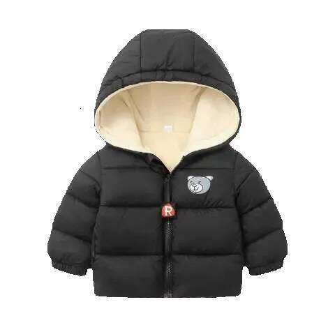 Children Kids Winter Warm Baby Boy Girl Long Sleeve Hoodie Jacket Outerwear Down Coat Clothes NEW J250625