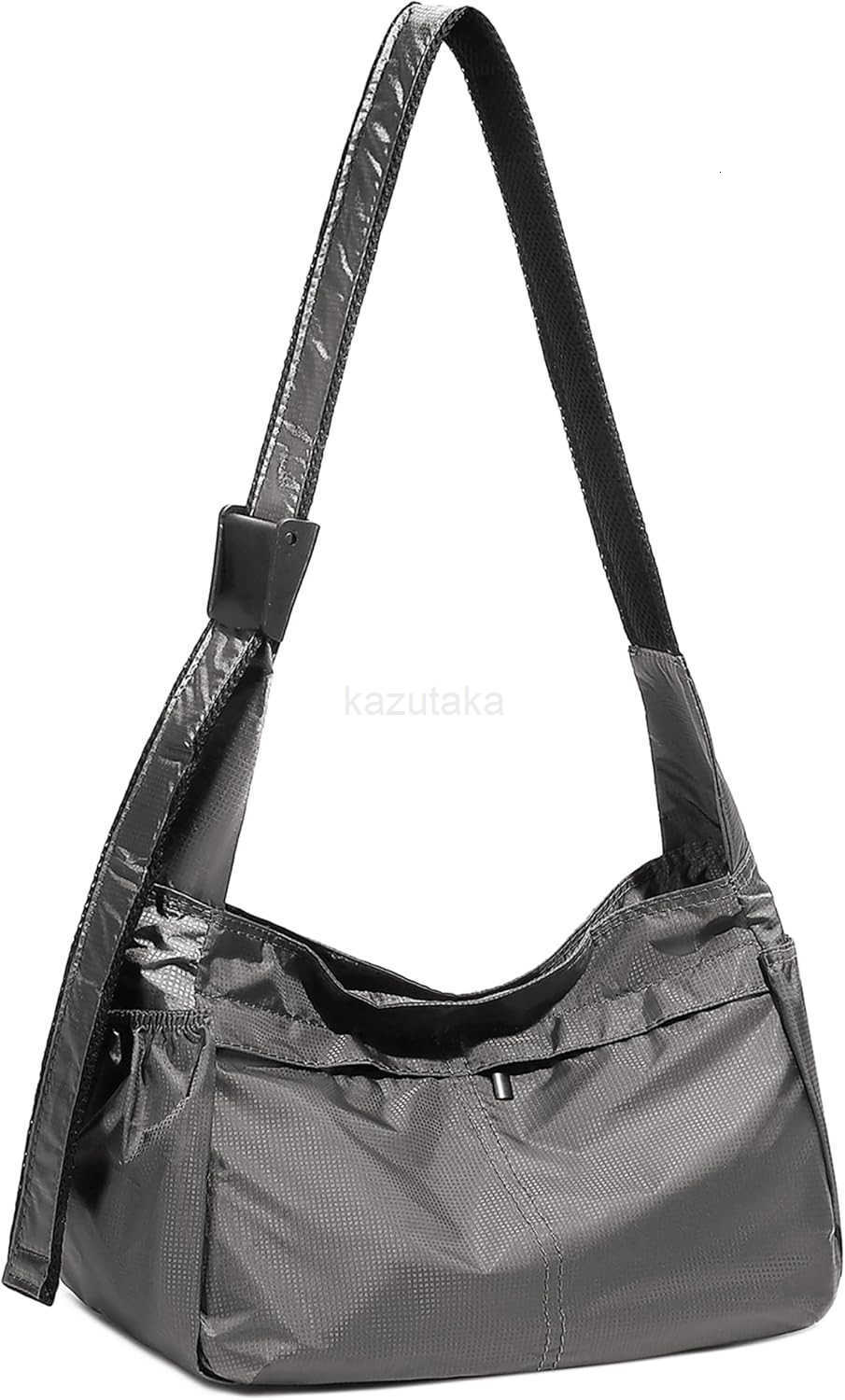 Large Crossbody Bags for Women Men Nylon Crescent Bag Casual Purse Shoulder Bag with Adjustable Strap Zipper Unisex Z250922