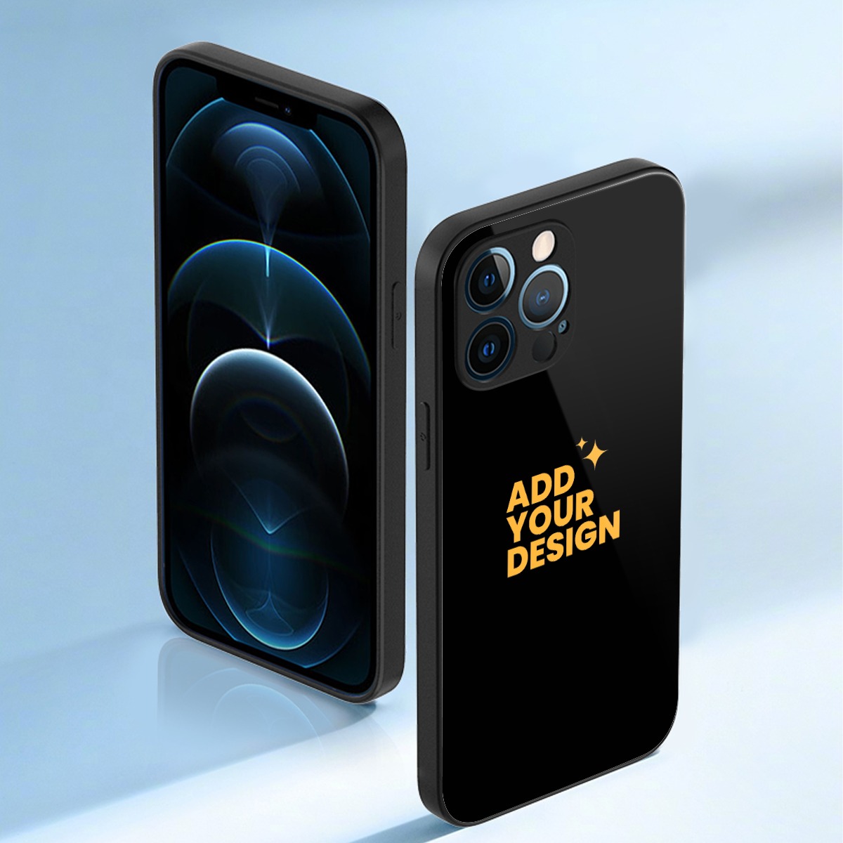 DHgatepod iPhone 13 Series Case with Glass Back - TPU Frame, Crystal Clear, Anti-Scratch, Premium Protection Cover