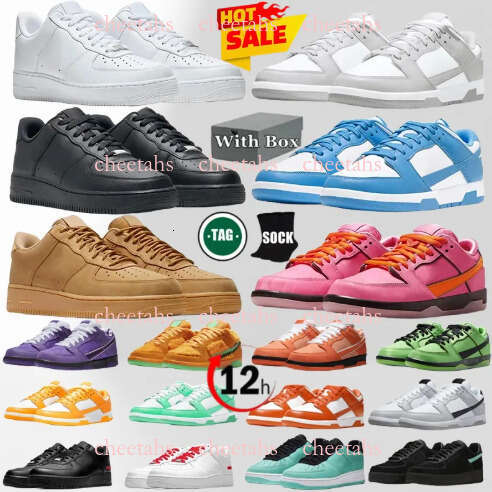 Free shipping panda shoe one shoes classic 1 designer sneakers utility white black wheat spruce aura pastel panda gai womens mens trainers men women outdoor sn