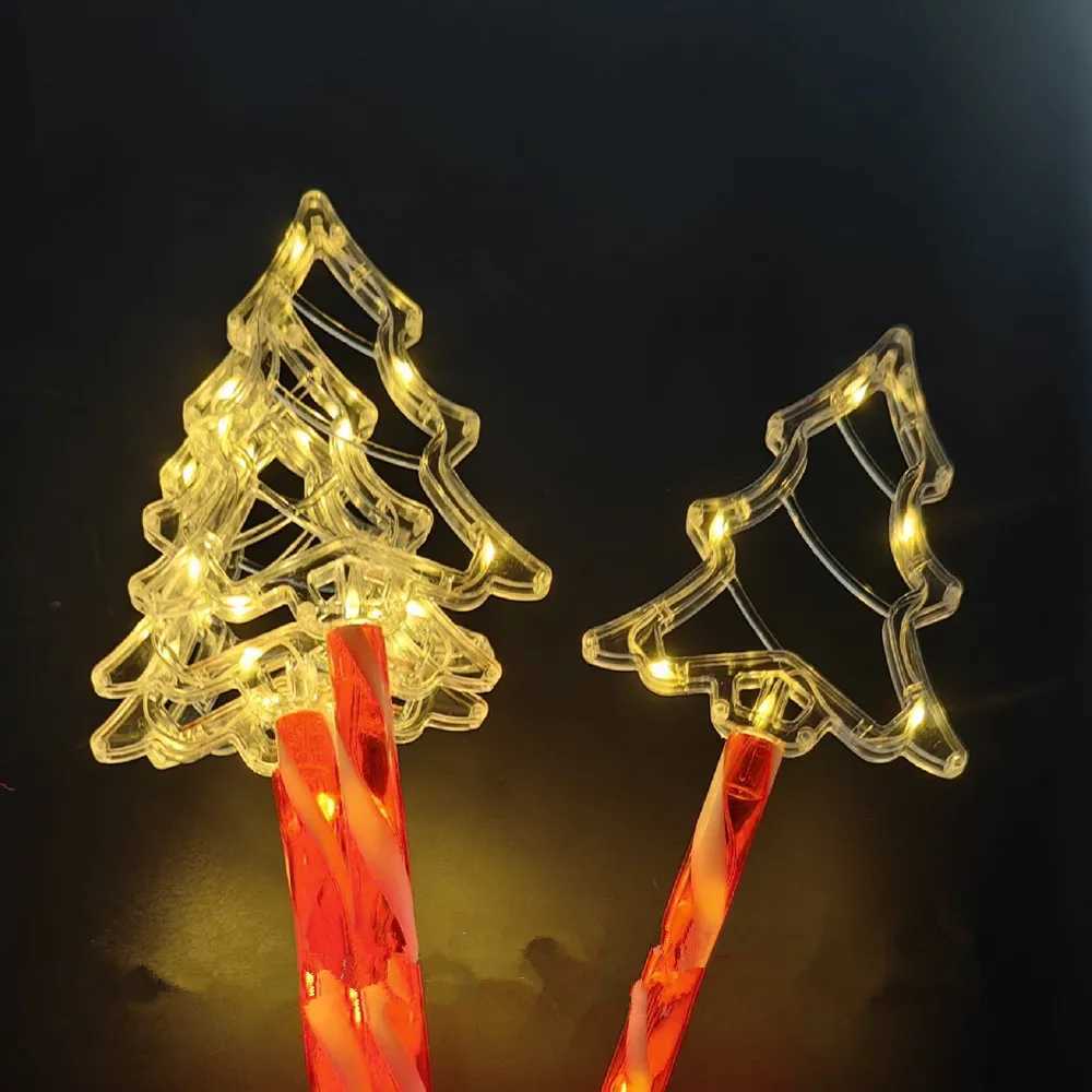 5pcs Christmas Tree Solar Plug Lights For Garden New Year Decoration Festive Atmosphere Light Lawn Lights Driveway Decor C250922