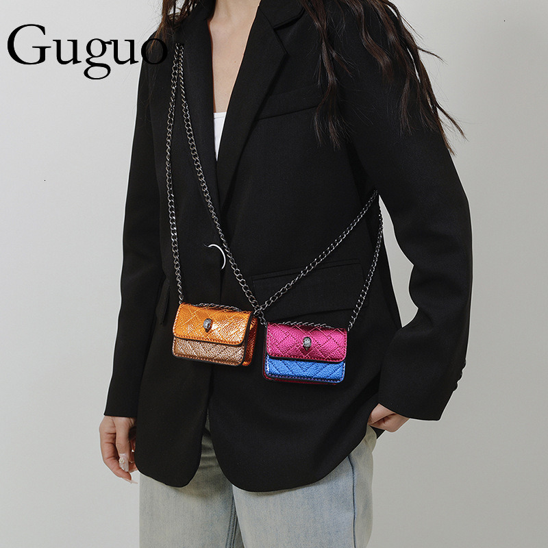 Guguo Designer Bag Women's Versatile Quilted Chain Small Square Bag 2025 Luxury Bag New High-quality Trendy Mini Crossbody Bag