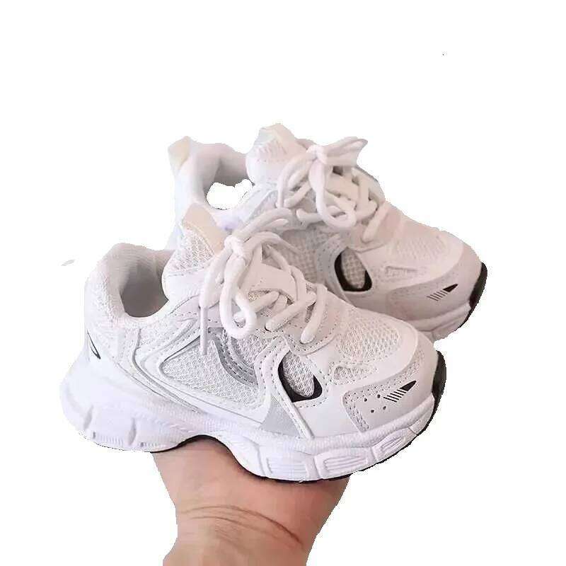 Children Tennis Versatile Non-slip White Sneakers for Kids Girls Fashion Causal Breathable Toddlers Boys Sports Shoes HotXJ250311 J250625 J2