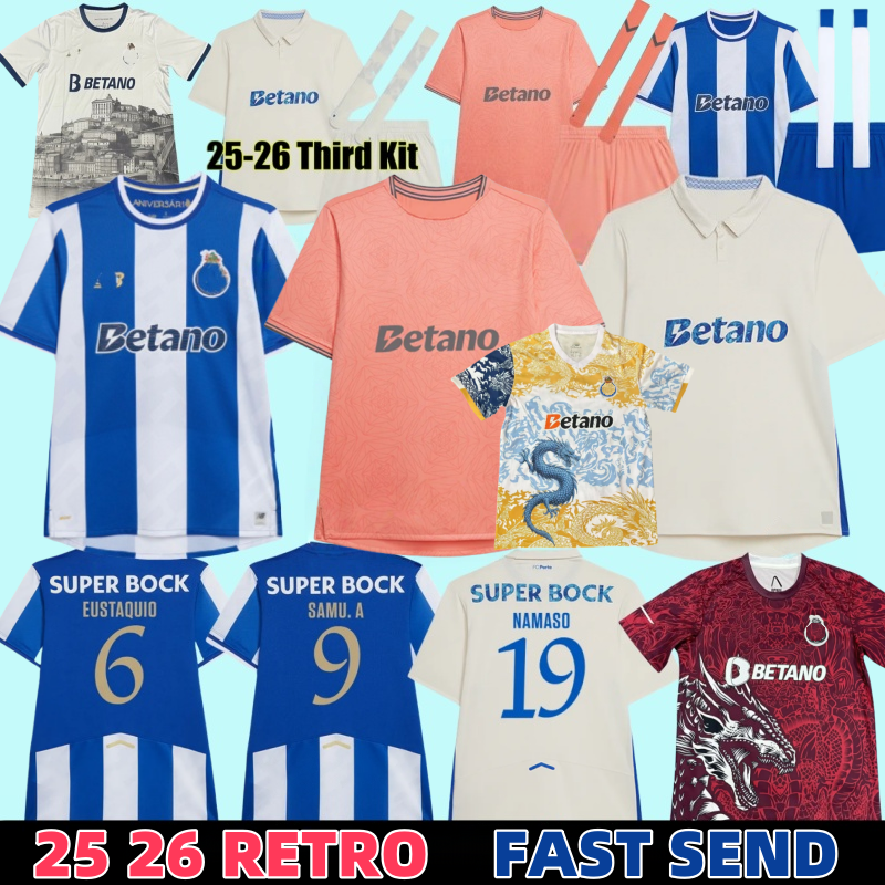 maillot porto Jersey 25 26 men Kids Kit Dragon Sergio Oliveira Luis Diaz 2025 2026 Football Shirt