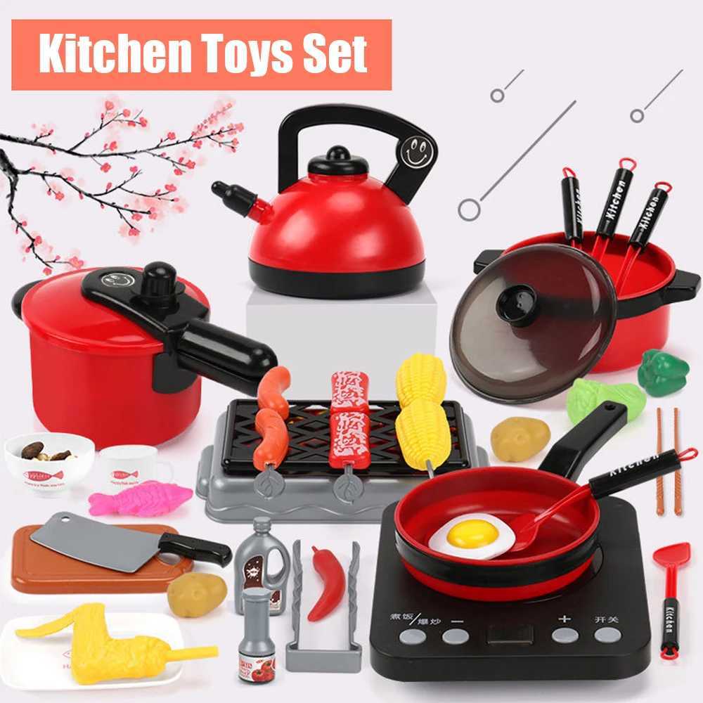 Cutting Fruit Cooking Kitchen Utensils Children Simulation Education Pretend Play Kitchen Toys Set For Kid Girl Cooking Toy Baby C2509221
