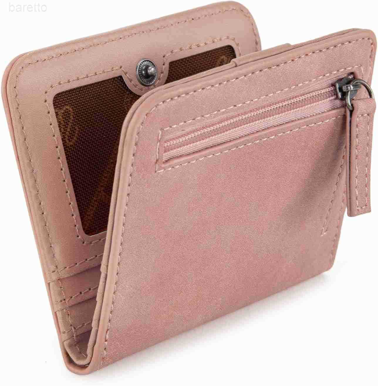 Wrangler Womens Wallet Small Pink Mini Wallet Card Cases Money Organizer for Female Ladies with Rfid Lining and A Coin Purse Z250922