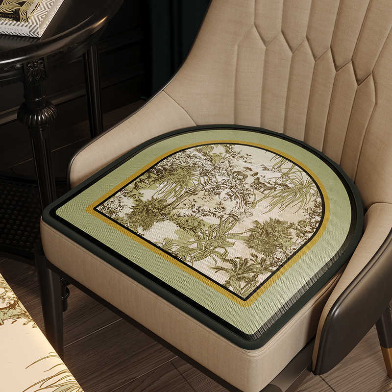 Dining Chair Cushion AllSeason Universal Shaped Seat Cushion HighEnd Dining Table Chair Cover NonSlip Thickened Stool Cushion C250922