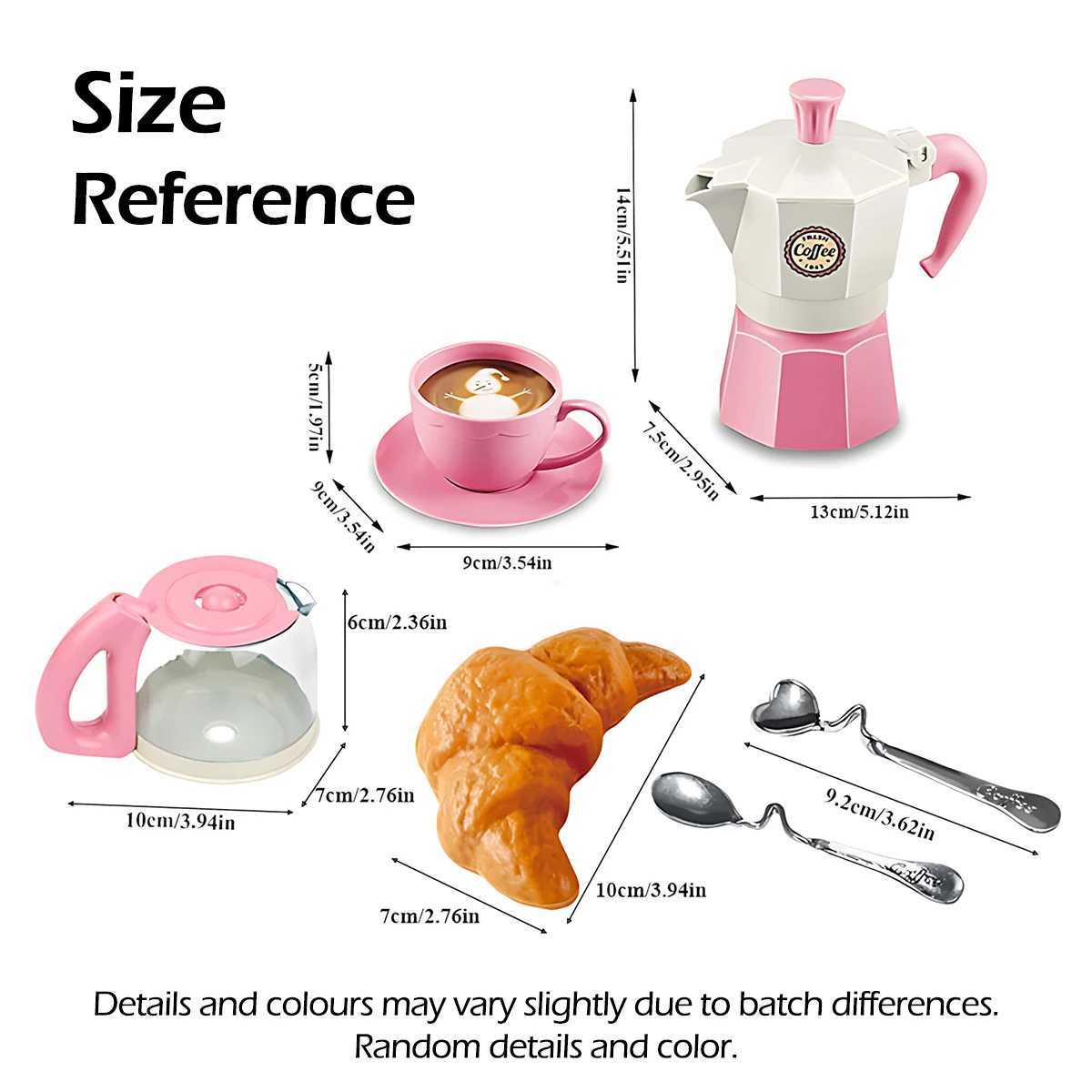 Toy Teacoffee Set for Little Girls Tea Party Toys for Kids Girls Pretend Play Snack Afternoon Tea Sets Toys birthday gift C250922