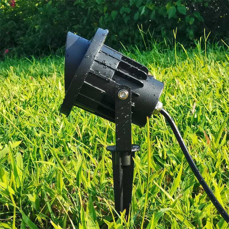 Outdoor Yard Lawn Lamp Garden Lighting Purple Lights Christmas Halloween Party Supplies 20W Spotlight Colourful Fluorescent Led C250922