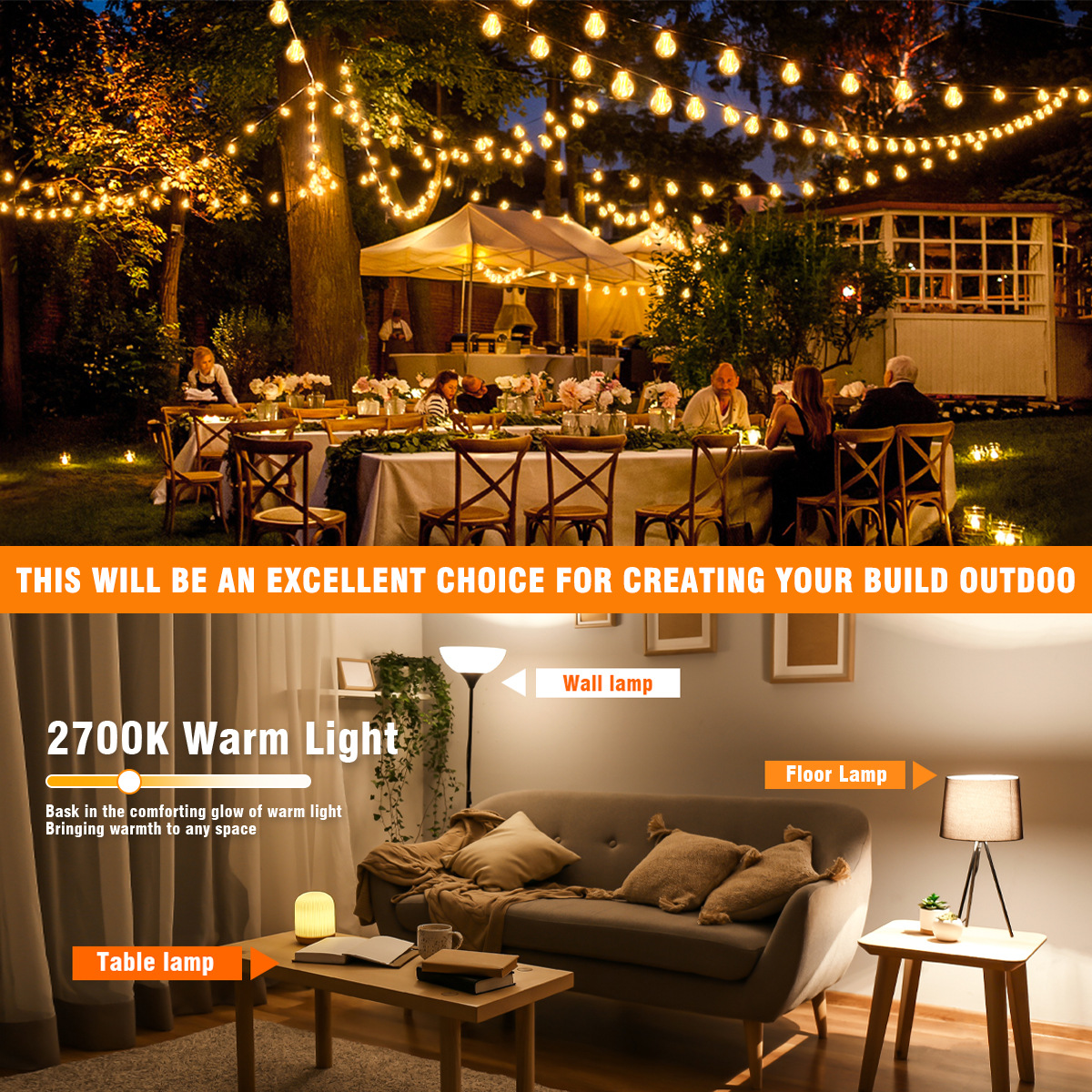 Energy-Efficient A19 E26 LED Glass Lamp 6 Watts Equaling 60-Watt Brightness & Adjustable Color Temperature, Pack of Four for Home Illumination-HCP311