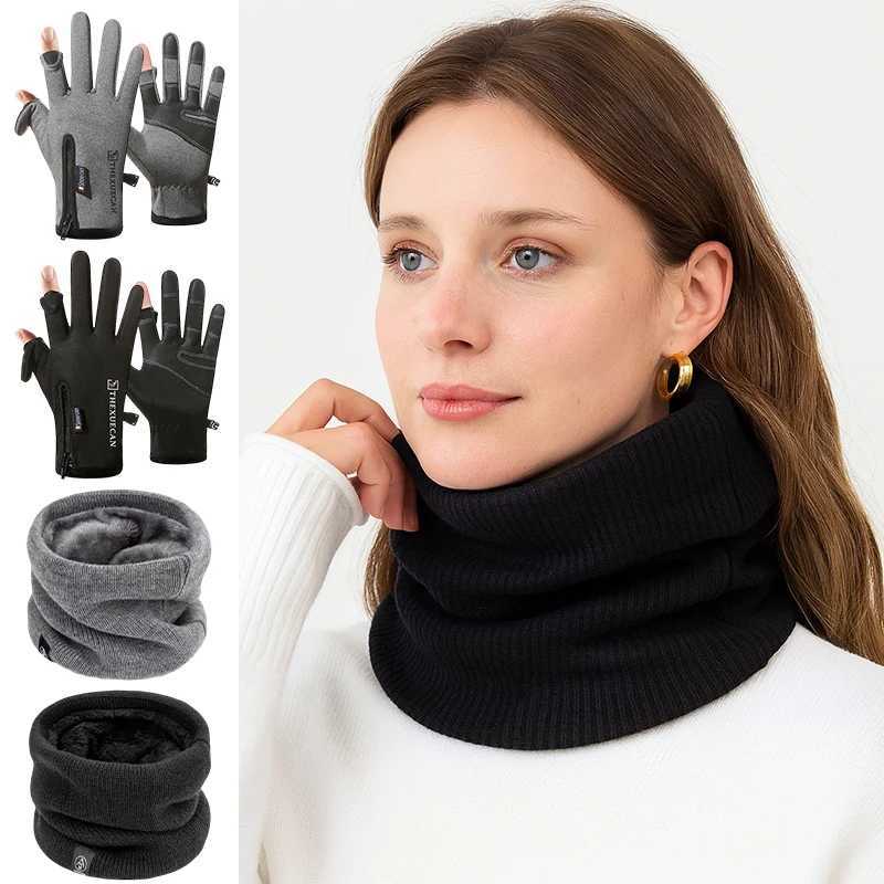 Winter Gloves for Men Women Outdoor Tactical Touchscreen Warm Gloves Antislip Cycling Driving Fishing Protection Gloves J250922