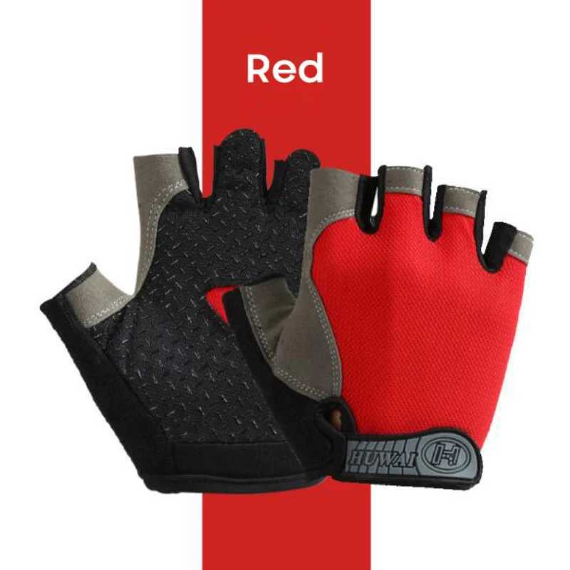 Half Finger Gloves Gym Fitness AntiSlip Women Men Gel Pad Gloves Gym Cycling Fingerless Gloves Bicycle Accessories J2509221