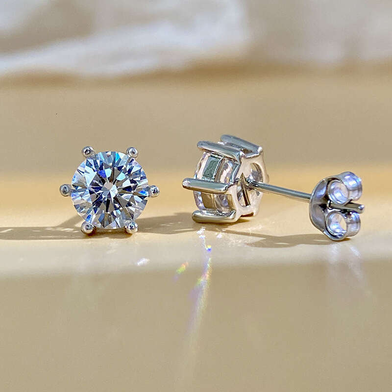 Earrings Designer Luxury jewelry for women moissanite earring S925 silver Temperament Fashion Elegant and Simple High-End Festival Holiday gifts