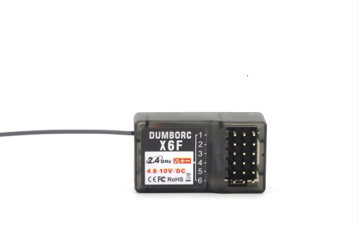 DUMBORC X6FG X6F X6DC X6DCG 2.4G 6CH Receiver with Gyro for DUMBORC X6 X4 X5 Transmitter Remote Controller LED light Rc Car Boat