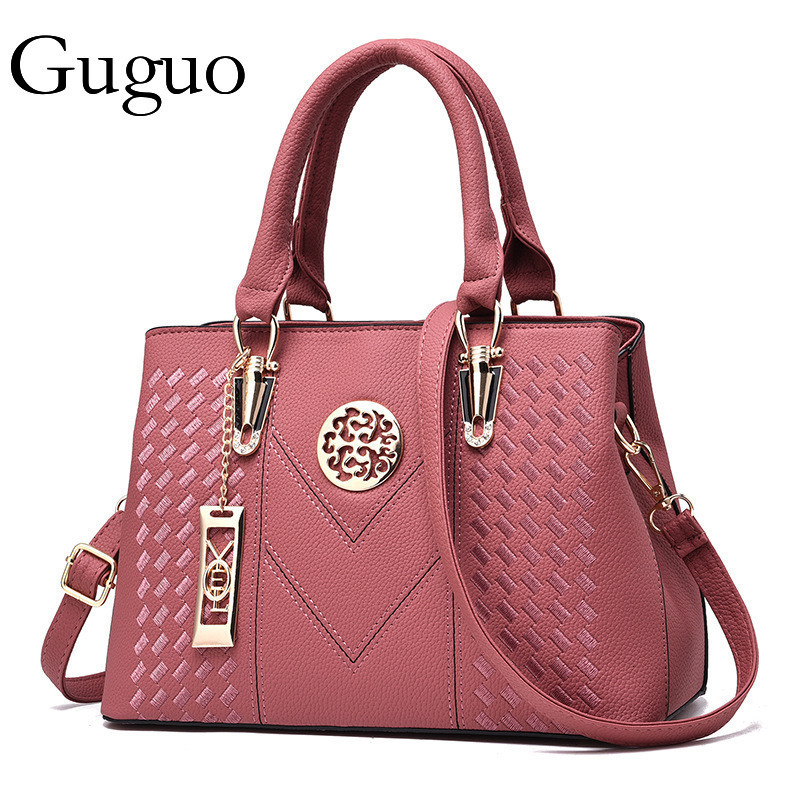 Guguo Designer Bag Cross-border Women's Bag 2025 Luxury Bag New Fashion Trend Embroidered Ladies Handbag Large Capacity Shoulder Crossbody Bag