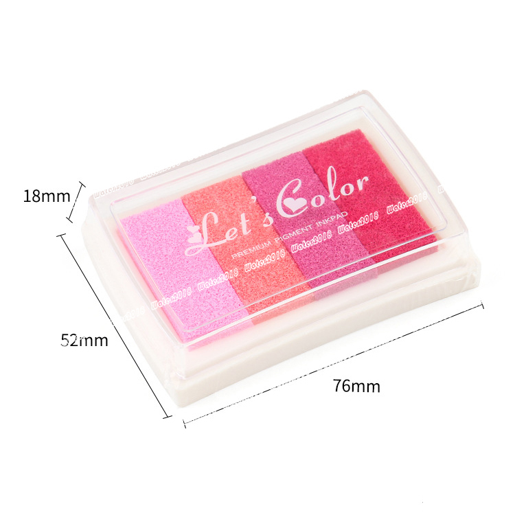 DIY Work Oil Gradient Stamp Set Big Craft Ink Pad Inkpad Craft Paper Stamp Tools 6 Colors