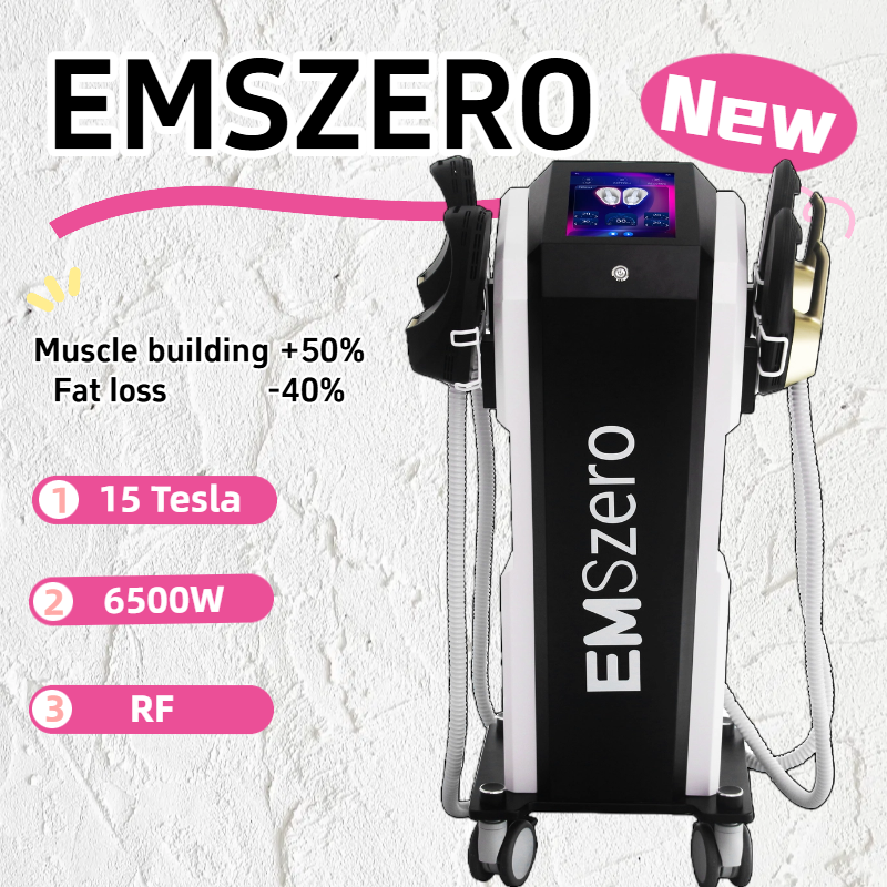EMSzero Neo Machine with RF For Body Fat Burning Muscle Building Butt Lifting Machine 4/5 Handles Body Sculpting and Muscle Building Machine Fat Loss 