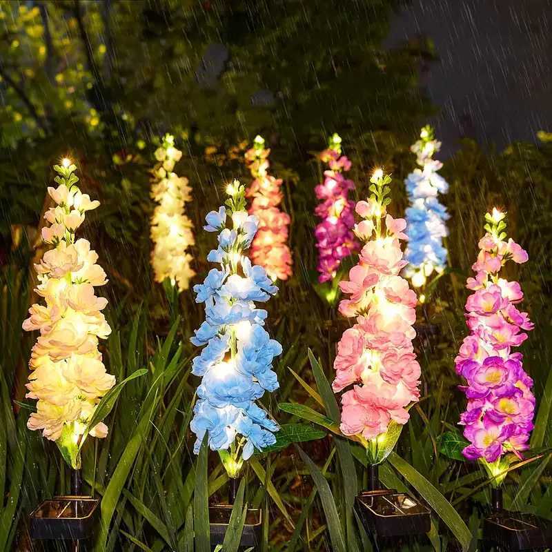 Solar Powered LED Lights Outdoor Lawn Solar Garden Lights Decor Halloween Christmas Festive Atmosphere Waterproof Landscape C250922