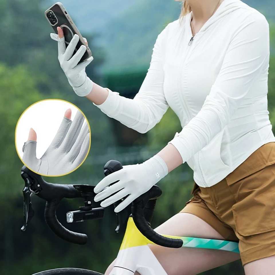 GTUBIKE Cooling Arm Sleeves Cover Women Men Sports Running Anti UV Sun Protection Gloves Outdoor Fishing Cycling Driving Sleeves J250922