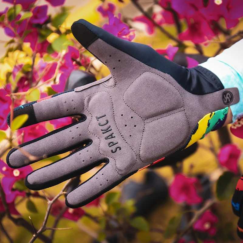 SPAKCT Full finger bicycle gloves shockabsorbing and breathable gloves sports fitness bicycle training autumn products J250922