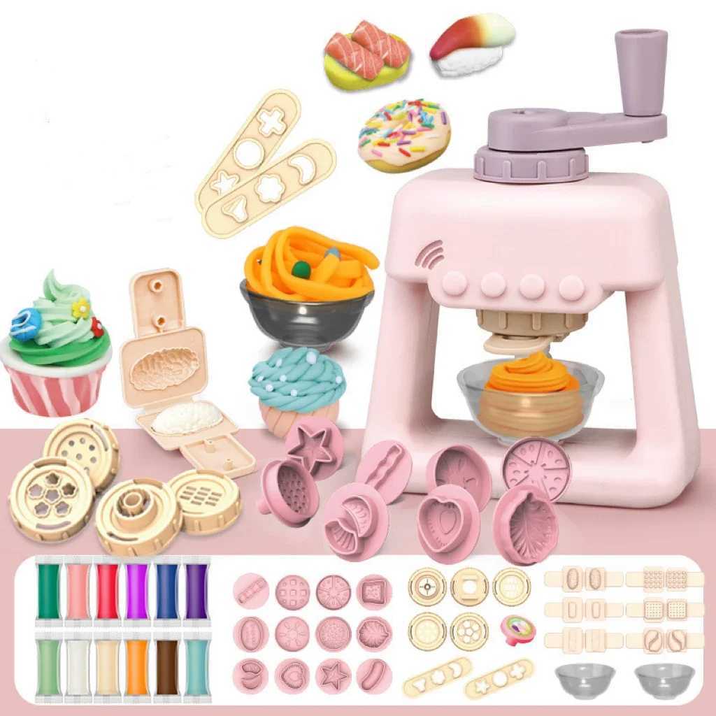 CHIldrens Simulated Kitchen Toys DIY Clay Ice MaCHIne noodle MaCHIne Toys Handson and Brainpower Cultivation CreativiTY C250922