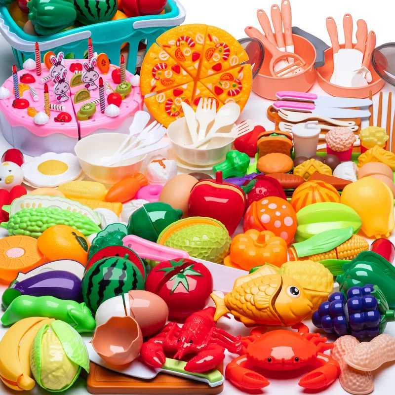 DIY Fruit Cutting Toys Vegetables Fruits And Vegetables ParentChild Simulation Kitchen Food Childrens Birthday Gifts C250922