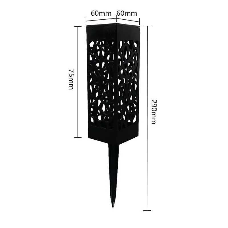 1/8PCS Outdoor Solar Lights Waterproof LED Hollow Pattern Garden Lamp Auto Sensor Pathway Lighting for Yard Patio Decoration C2509221