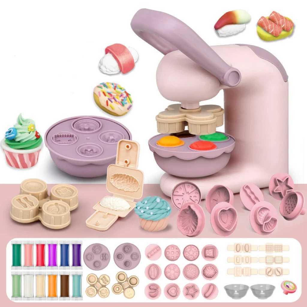 CHIldrens Simulated Kitchen Toys DIY Clay Ice MaCHIne noodle MaCHIne Toys Handson and Brainpower Cultivation CreativiTY C250922