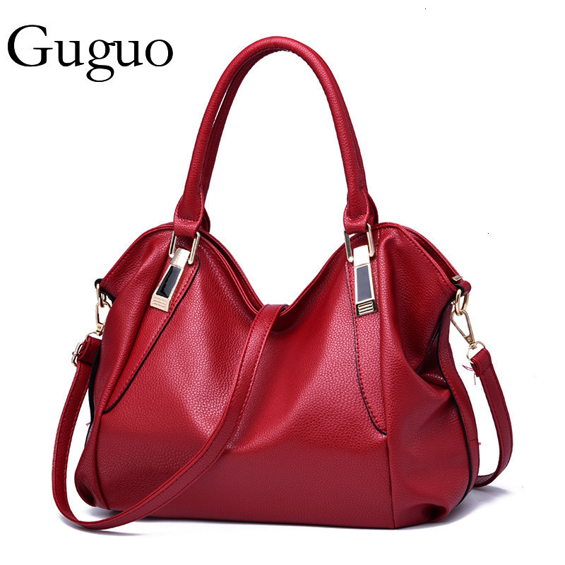 Guguo Designer Bag Manufacturer 2025 Fashion Soft Leather Handbag Large Capacity Women's Bag For Middle-aged Women Luxury Bag Shoulder Crossbody 