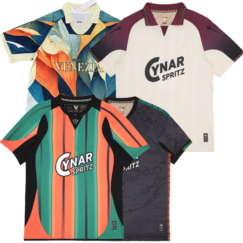 2025 2026 Venezia FC soccer jersey YEBOAH BUSIO ADORANTE KIKE PEREZ DOUMBIA SCHINGTIENNE KORAC 25 26 home away football shirt