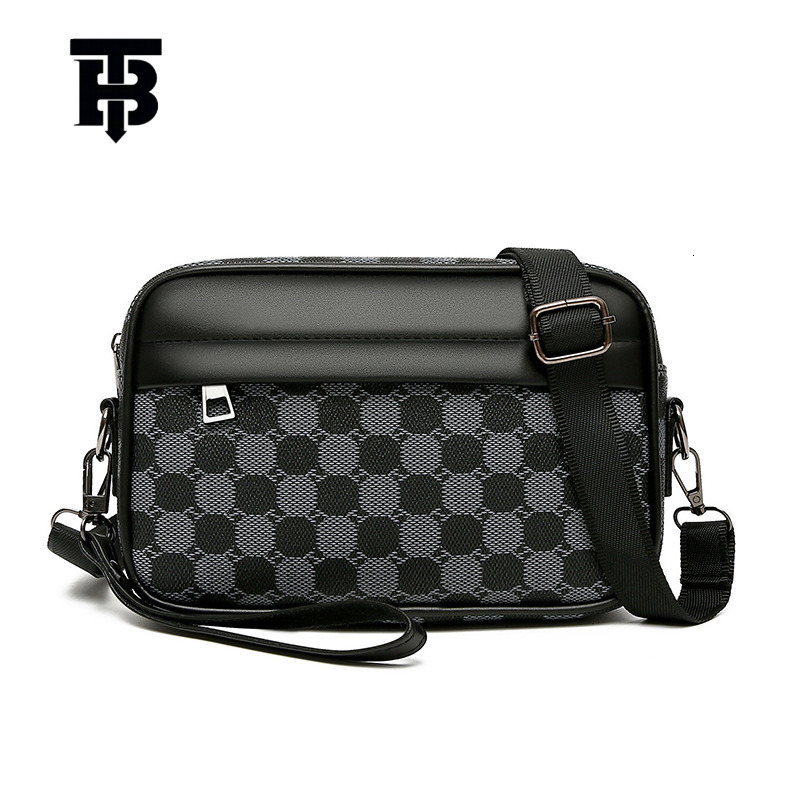 TB BHULAMTE Men's Crossbody - Versatile Plaid Shoulder Bag for Business and Casual Outdoor Use Z260207 - view 7