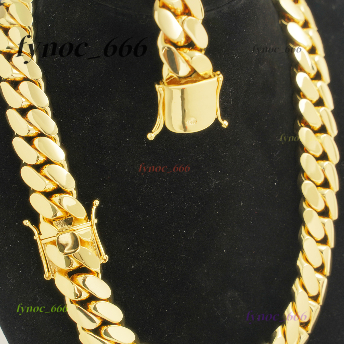 Hip Hop Jewelry Fashion Style Luxury and Heavy Necklace Super Big Cuban Necklace Big Ass Cuban Link Chain Miami Cuban Link