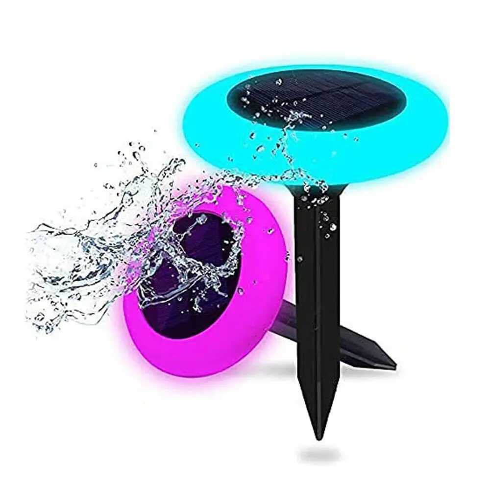 2Pack Solar LED Light Outdoor Lawn Lamp Yard Lanscape Color Changing C250922