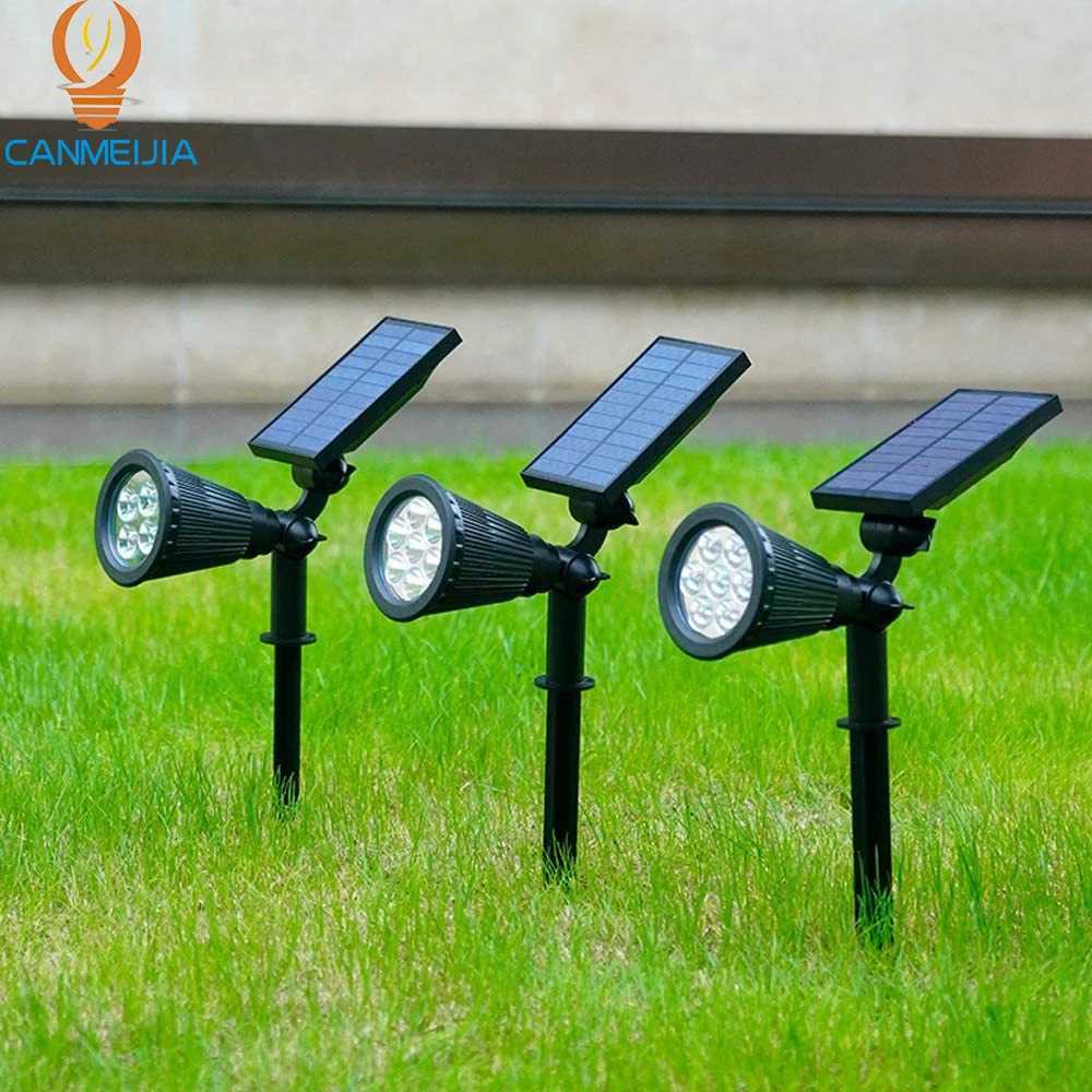 Outdoor Solar Lights Home Garden Patio Walkway Lawn Waterproof Led Solar Lamp Spotlight Decorations Energy Yard Lantern Lighting C250922