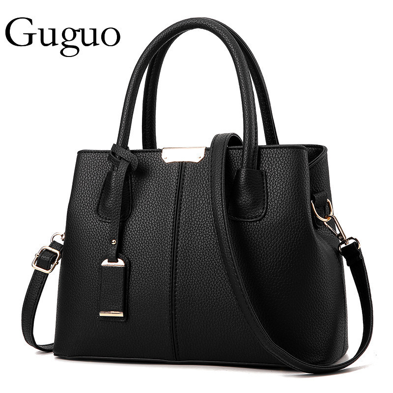 Guguo Designer Bag 2025 Korean Style New Women's Bag Simple Fashion Handbag Trendy Shoulder Bag Light Luxury Crossbody Large Bag One Luxury Bag P