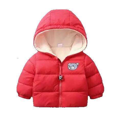 Children Kids Winter Warm Baby Boy Girl Long Sleeve Hoodie Jacket Outerwear Down Coat Clothes NEW J250625
