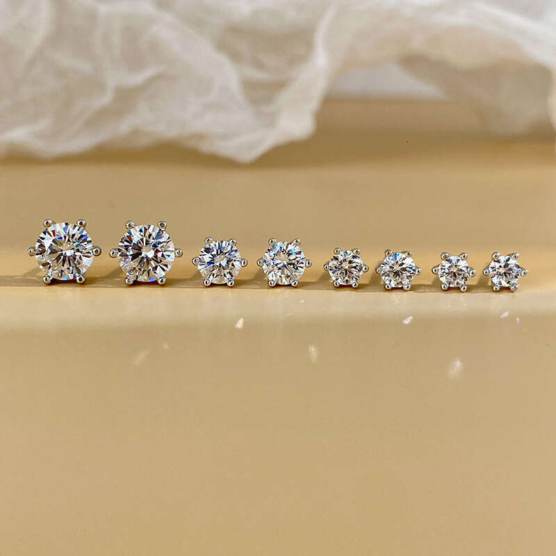 Earrings Designer Luxury jewelry for women moissanite earring S925 silver Temperament Fashion Elegant and Simple High-End Festival Holiday gifts