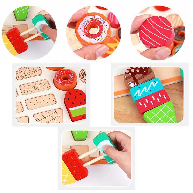 Wooden Ice Toys Playing House Toy DIY Ice Game ParentCHIld Interactive Board Games Gifts For Boys And Girls C250922