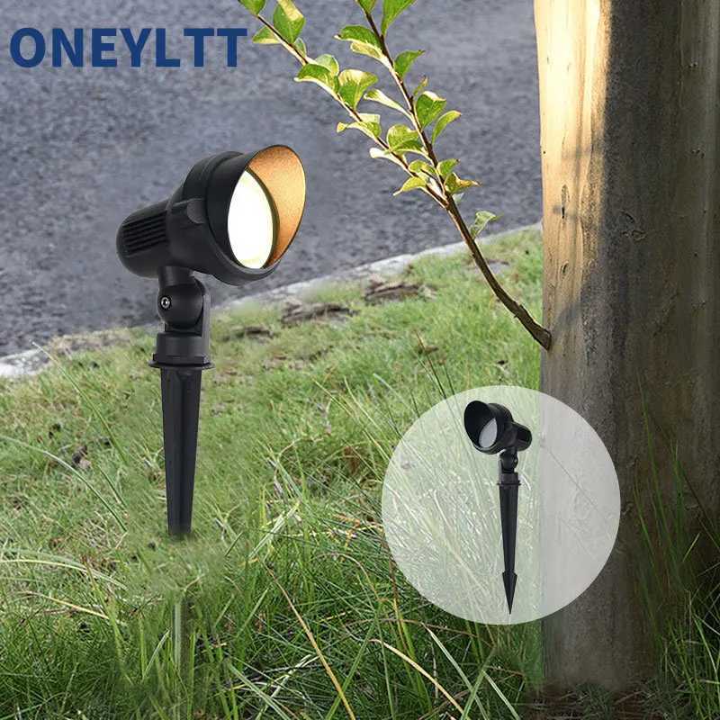 IP65 Outdoor Garden GU10 MR16 220V 110V LED Lawn Spike Light Pond Path Landscape Spot Light Bulbs C250922