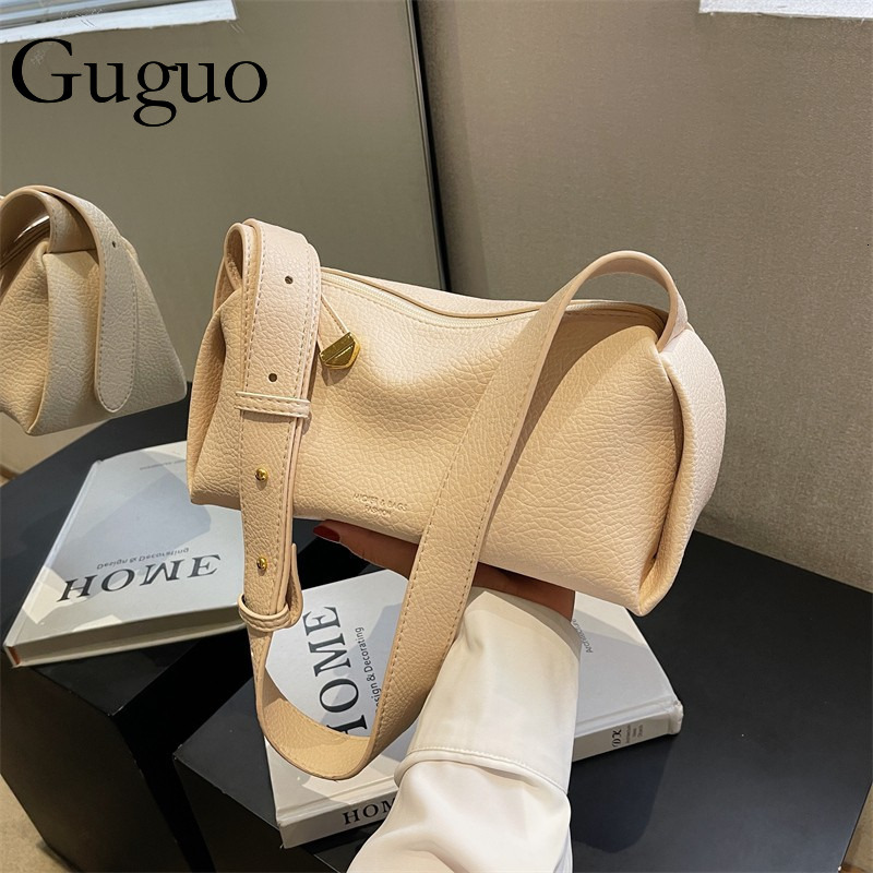 Guguo Designer Bag Cross-border Fashion Niche Texture Underarm Bag 2025 New Large Capacity Bag Women's Fashion Shoulder Luxury Bag Bag Stylish Wo