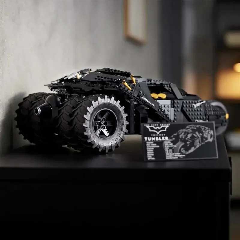 2049 PCS Tumbler Black Sports Car Compatible 76240 76023 83663 Building Blocks Bricks Toy Birthday Christmas GiftXJ250922