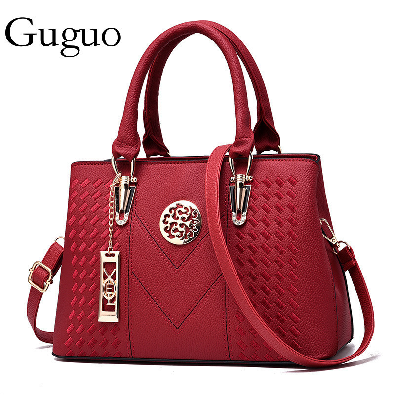 Guguo Designer Bag Cross-border Women's Bag 2025 Luxury Bag New Fashion Trend Embroidered Ladies Handbag Large Capacity Shoulder Crossbody Bag