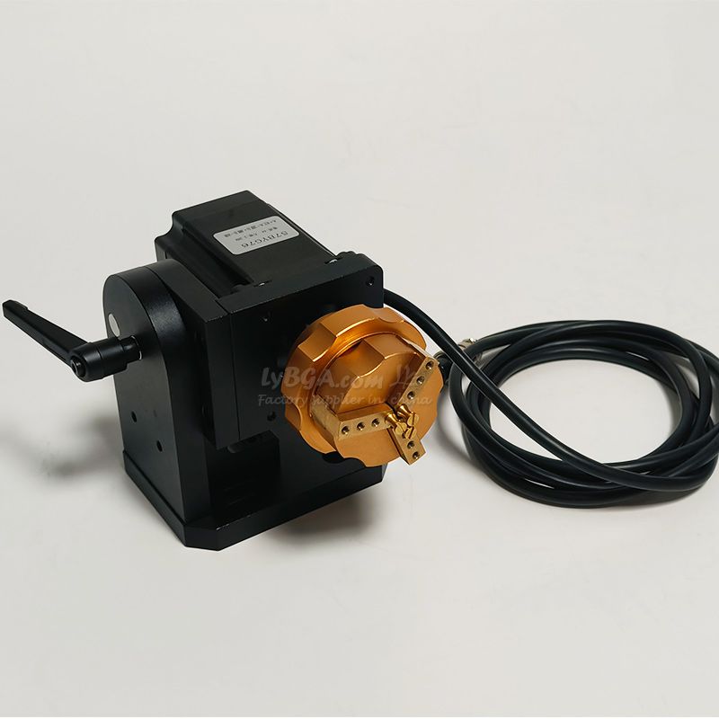 Professional Fiber Laser Carving Marking Engraving Machine Rotary Axis Jewelry Ring with Copper Clamp Jig Chuck for Wood Routers