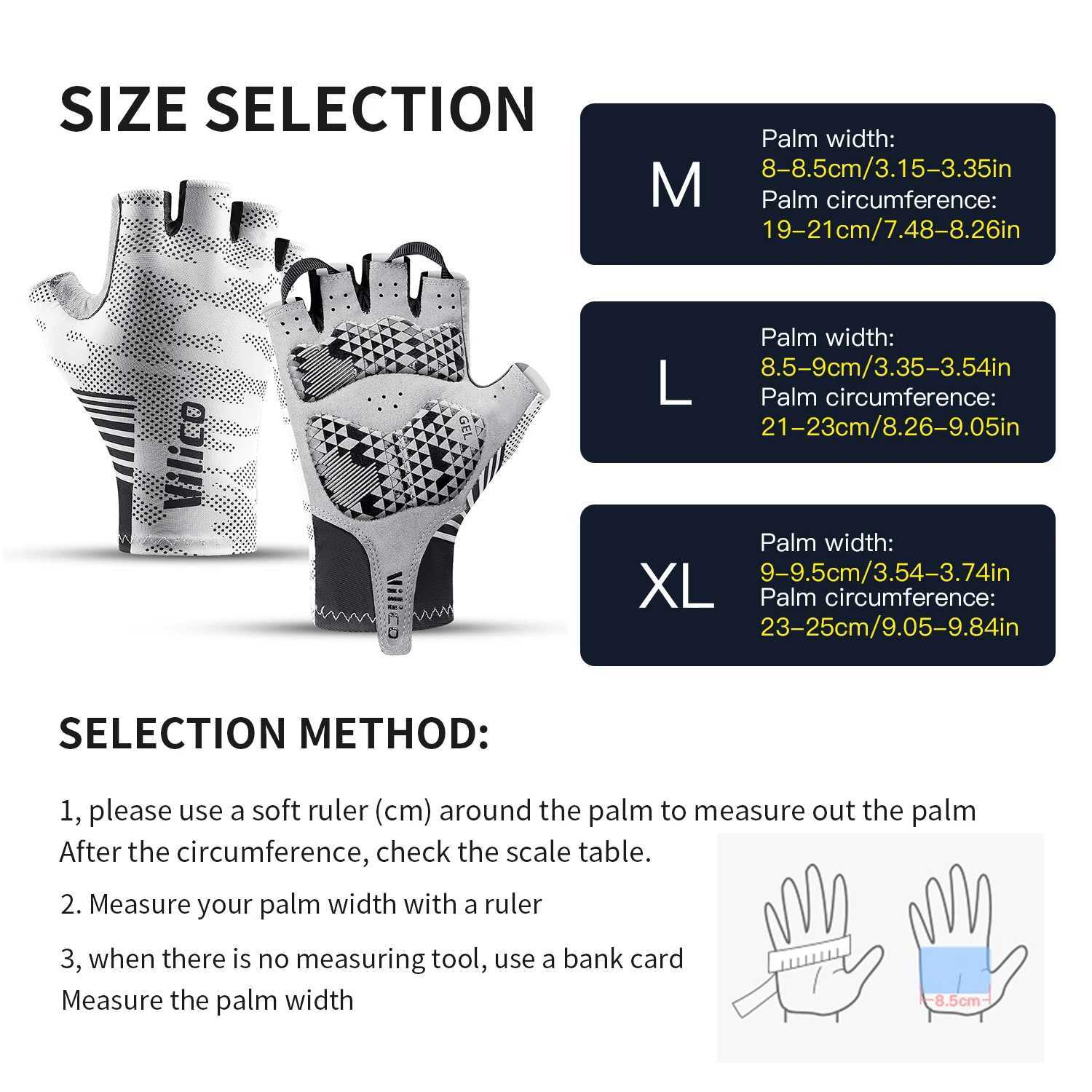 Cycling Gloves Half Finger Summer Men Women MTB Gloves Shockabsorption Mountain Bike Sports Gloves Cycling Accessories J250922