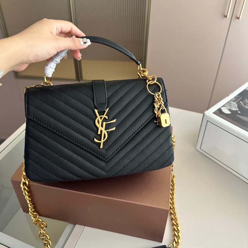 Designer bag luxury bag 2025 new Rhombus embroidery chain all retro European and American shoulder bag cross-body small bag