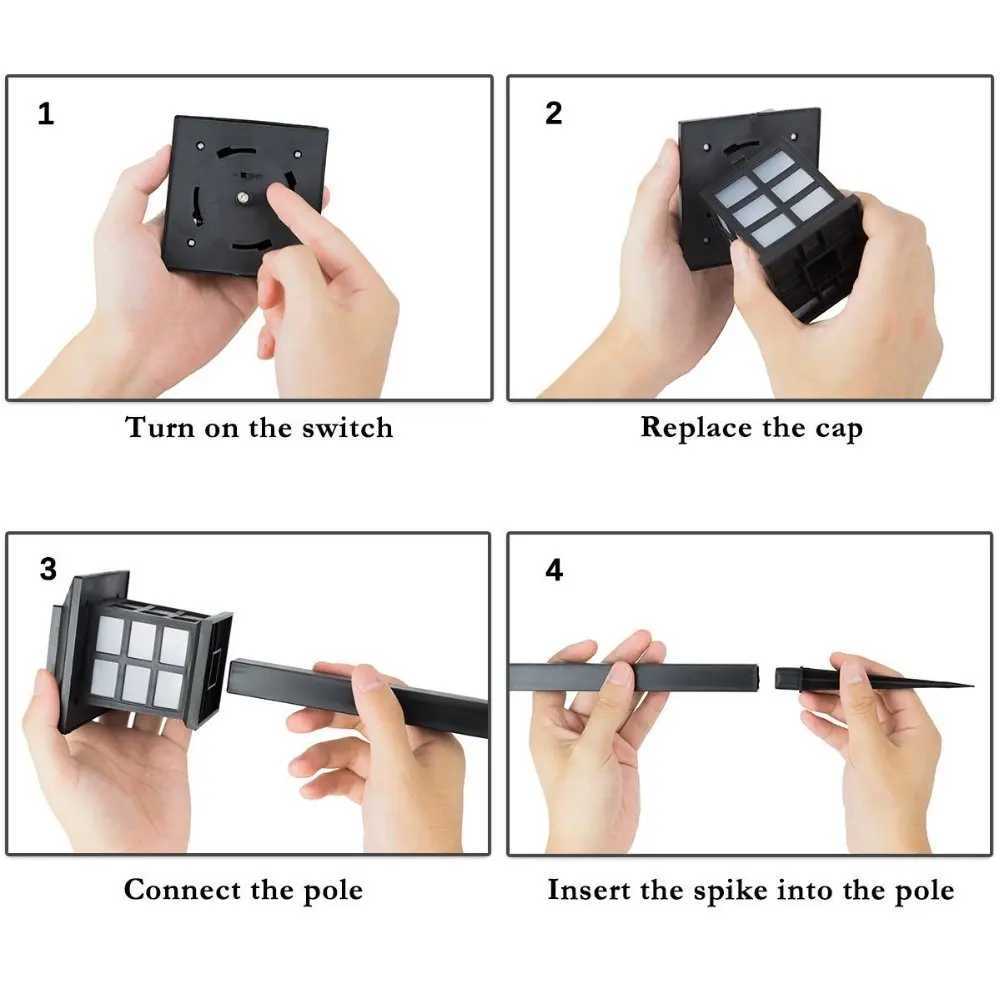 268pcs Led Solar Pathway Lights Waterproof Outdoor Solar Lamp for GardenLandscapeYardPatioDrivewayWalkway Lighting C250922