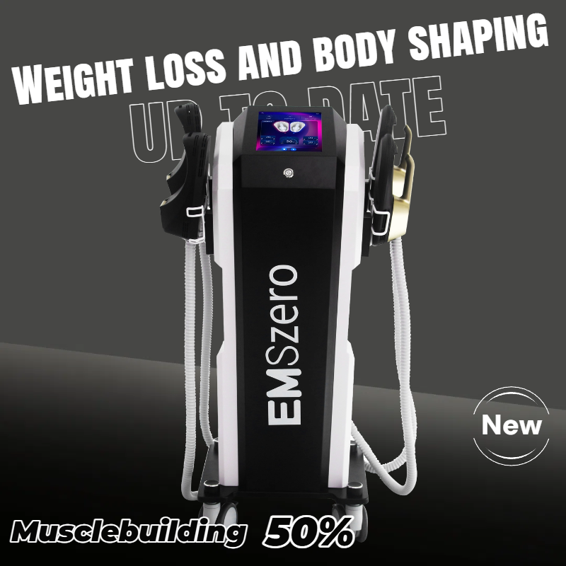 EMSzero Neo RF HIEMT EMS Sculpt Body Fat Burning Butt Lifting Machine 4/5 Handles Body Sculpting and Muscle Building Machine Fat Loss Weight Loss 6500