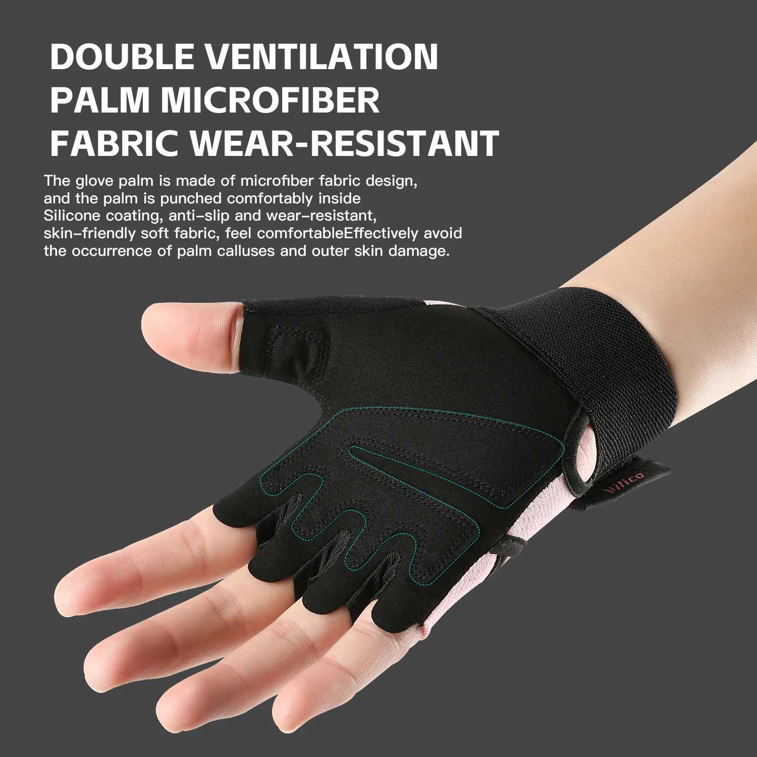 Professional Gym Fitness Breathable AntiSlip Women Men Half Finger Summer Fishing Cycling Fingerless Gloves Female Bicycle Bike J2509221