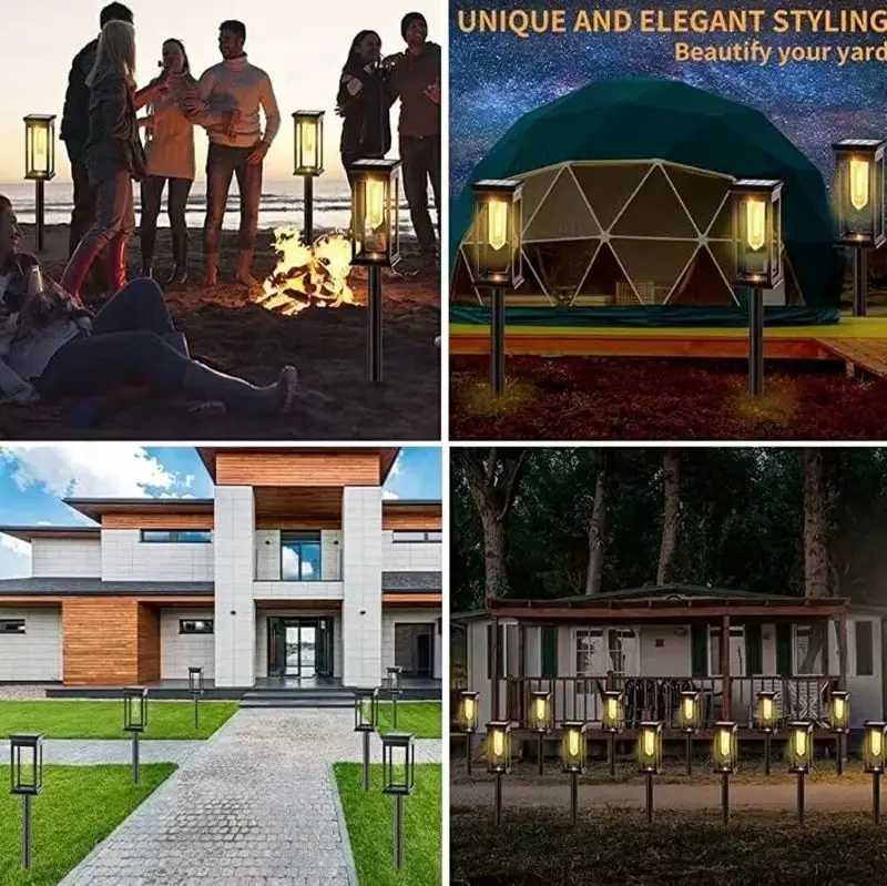 Solar Path Light Outdoor Waterproof 1246PCS Landscape Lighting Suitable for Trail Terrace Lawn and Courtyard Decoration C250922