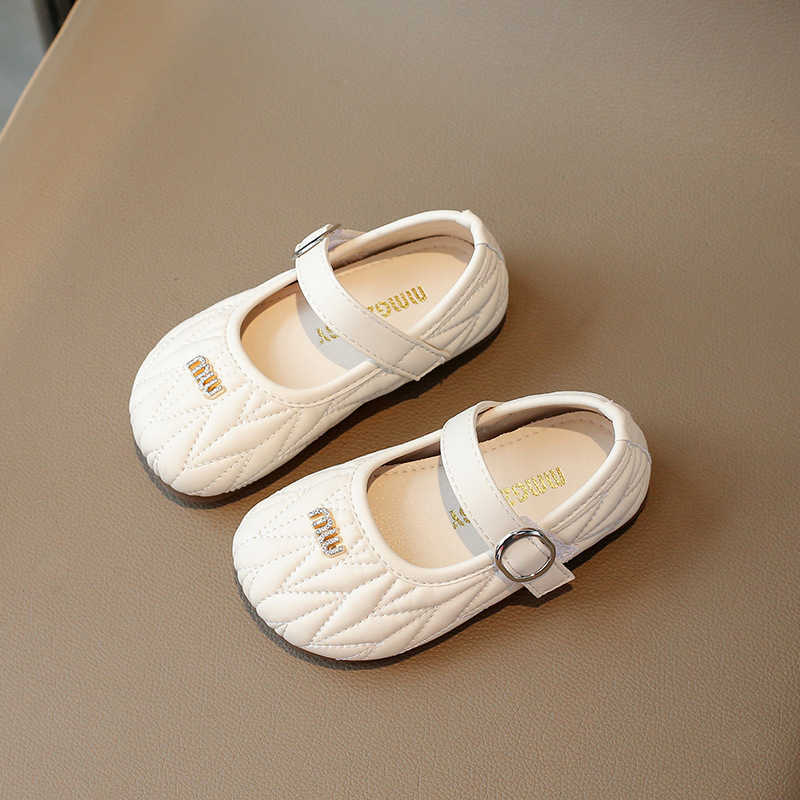 Childrens Leather Shoes 2025 New Spring and Autumn Girls Princess Shoes Soft Sole Versatile Baby Girls Single Shoes Trendy H250919